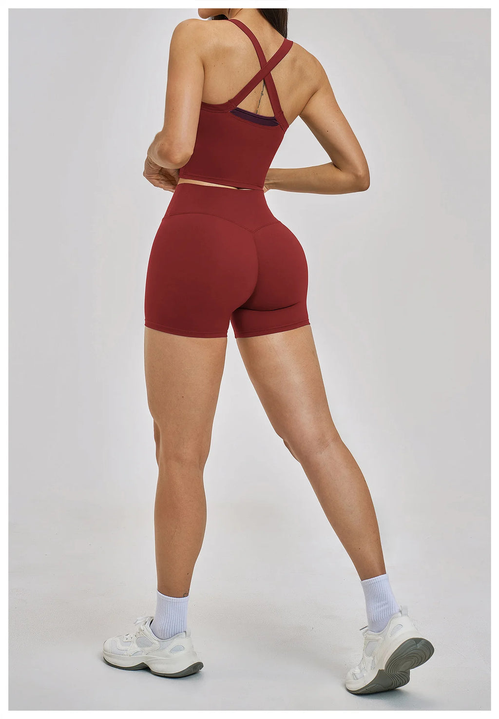 Elara Contour Set with Shorts | Two Tone