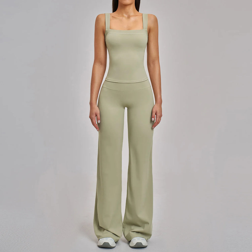 Nova Sculpt Set | Tank Top & Flared Bottoms