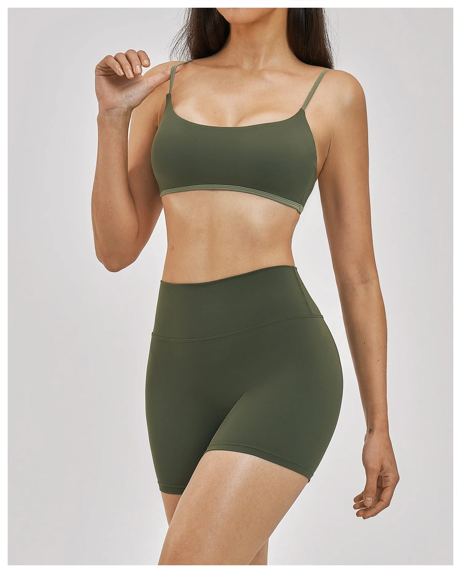 Aura Sculpt Push-Up Sports Bra | Two Tone