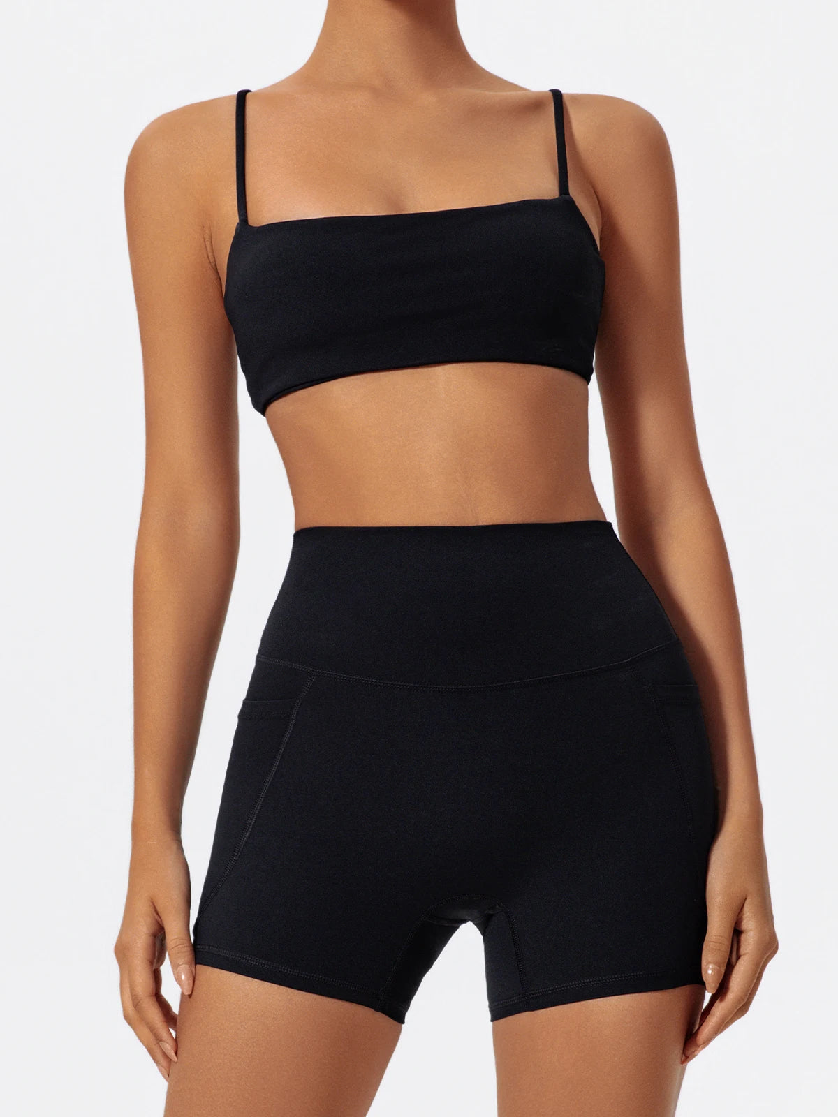 Cut Out Bandeau Sports Bra