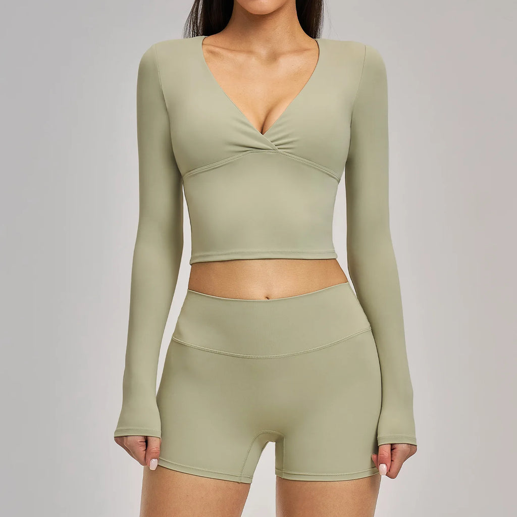 Nova Sculpt Set | Long Sleeve Top & Shorts