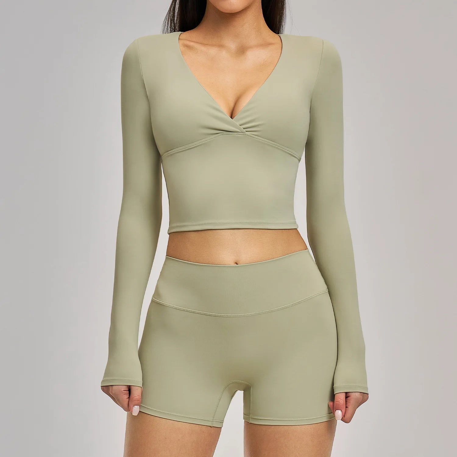 Nova Sculpt Set | Long Sleeve Top & Shorts