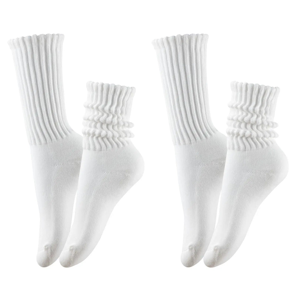 Ribbed Scrunch Socks
