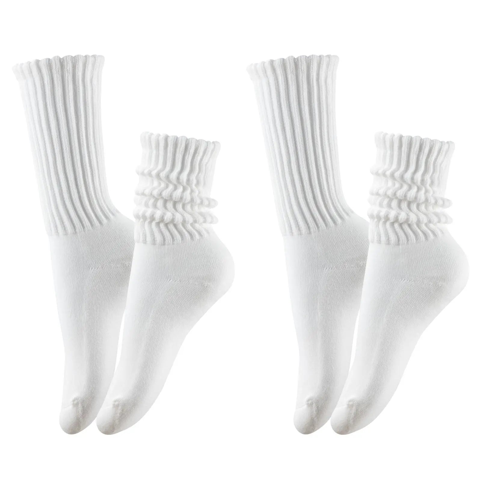Ribbed Scrunch Socks