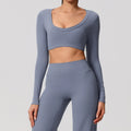 Naked Feeling Long Sleeve Backless Top