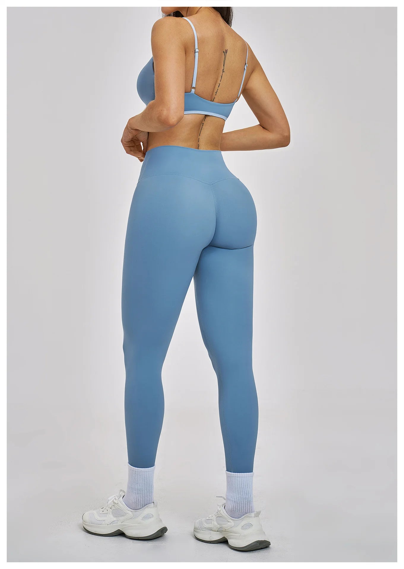 Aura Sculpt Set with Leggins | Two Tone