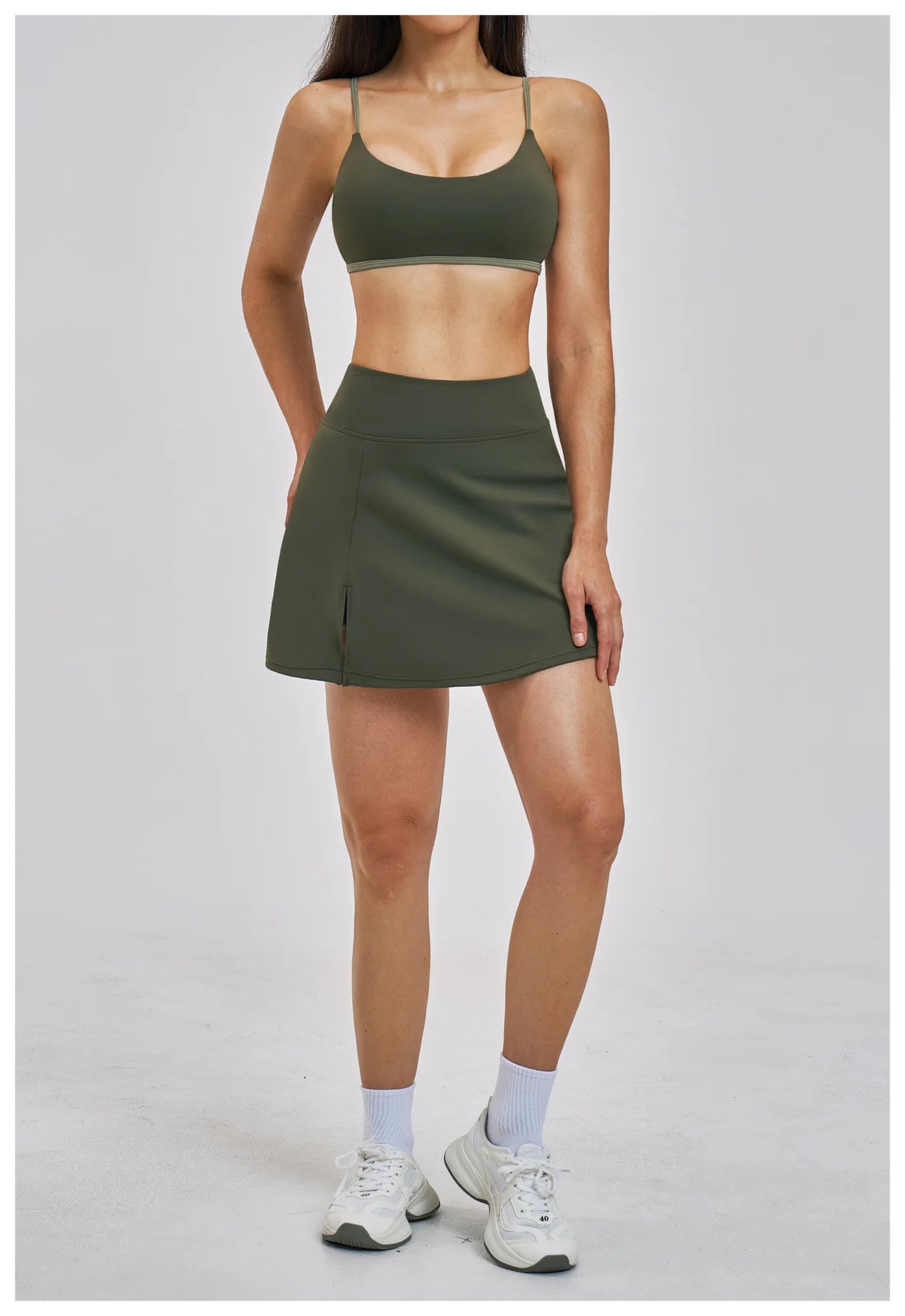 Aura Sculpt Set with Skort | Two Tone