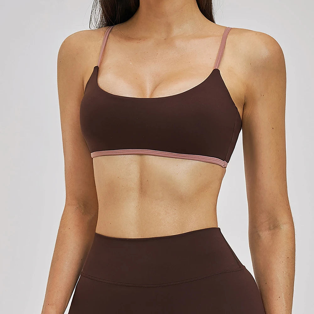 Aura Sculpt Push-Up Sports Bra | Two Tone