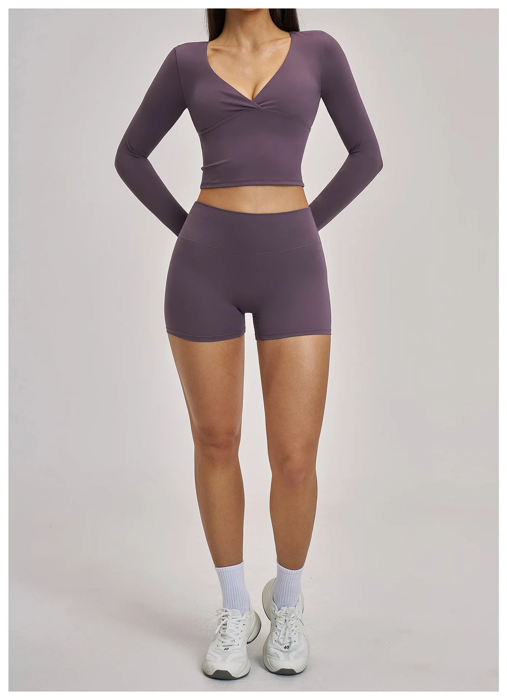 Nova Sculpt Set | Long Sleeve Top & Shorts