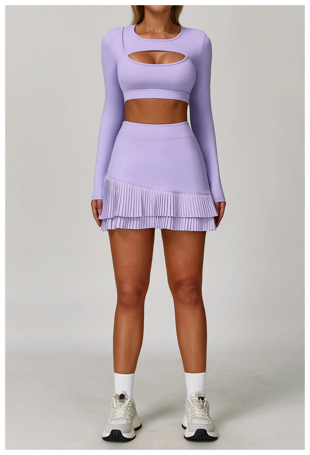 Pastel Tennis Skort with Built-In Pockets
