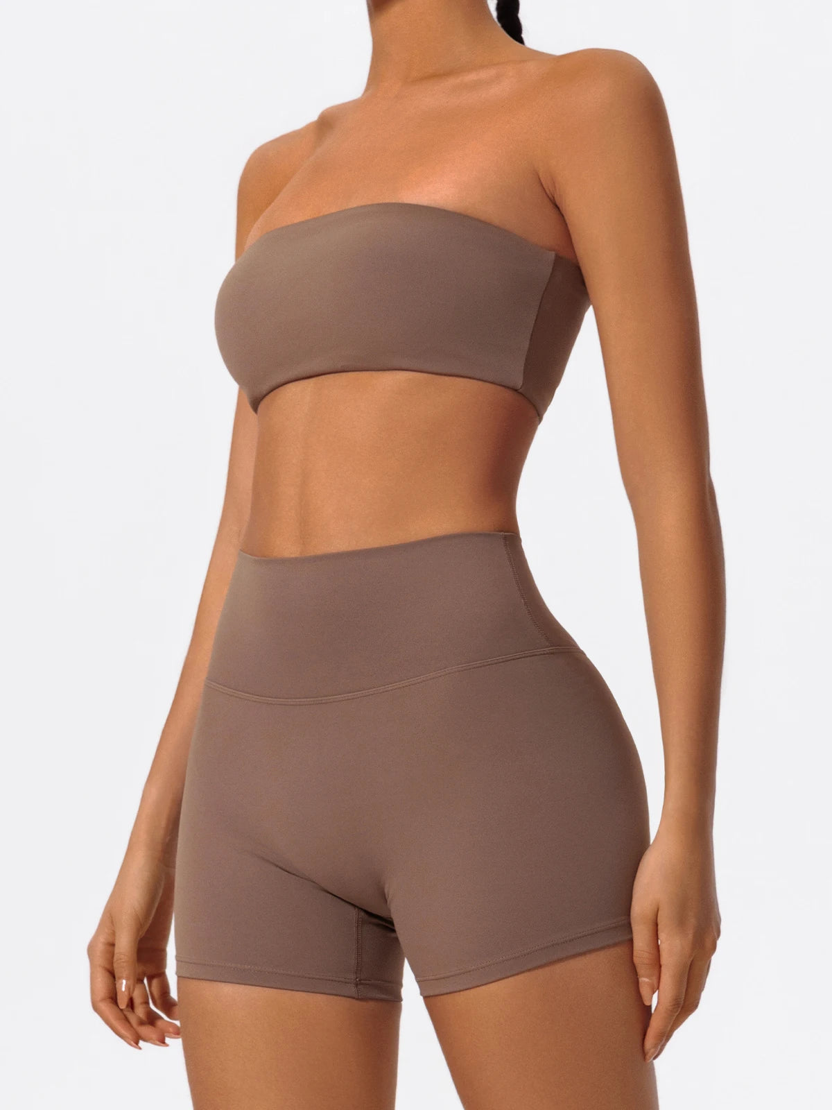 2-piece Set Bandeau with Shorts