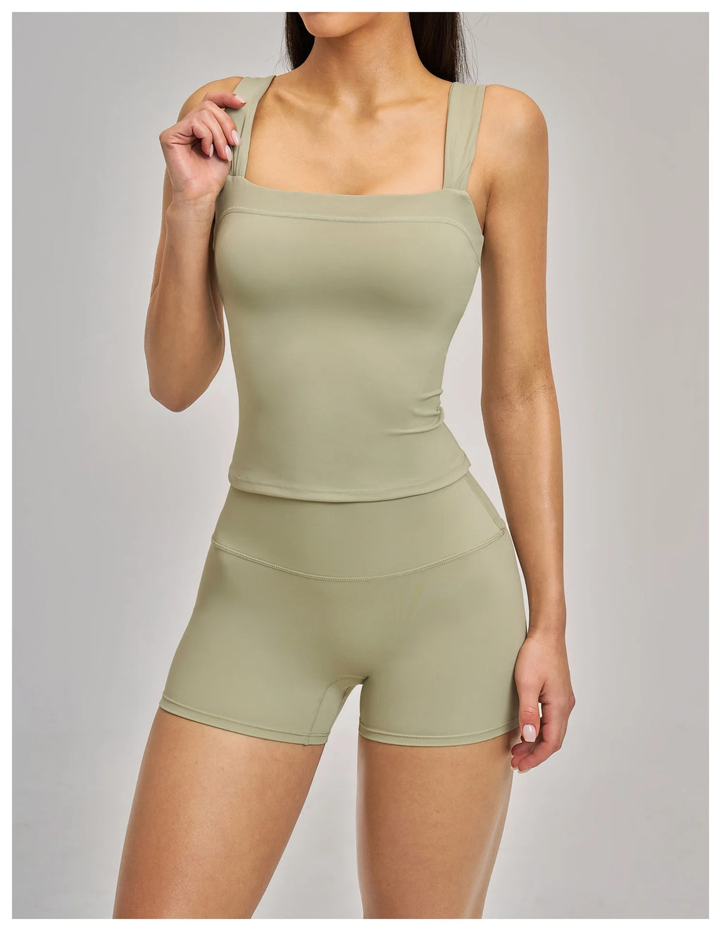 Nova Sculpt Set | Tank Top & Scrunch Shorts