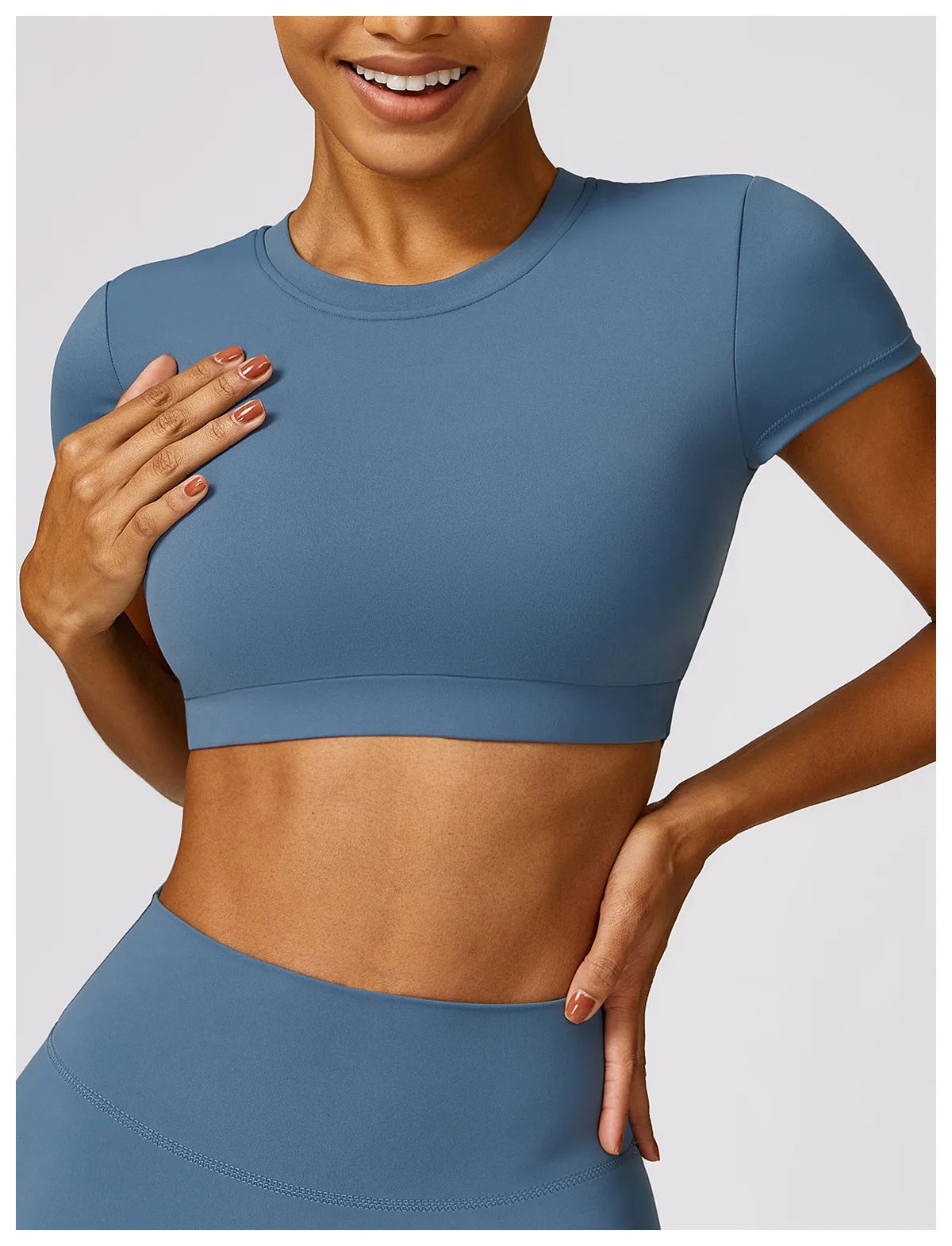 Breathable Backless Crop Top
