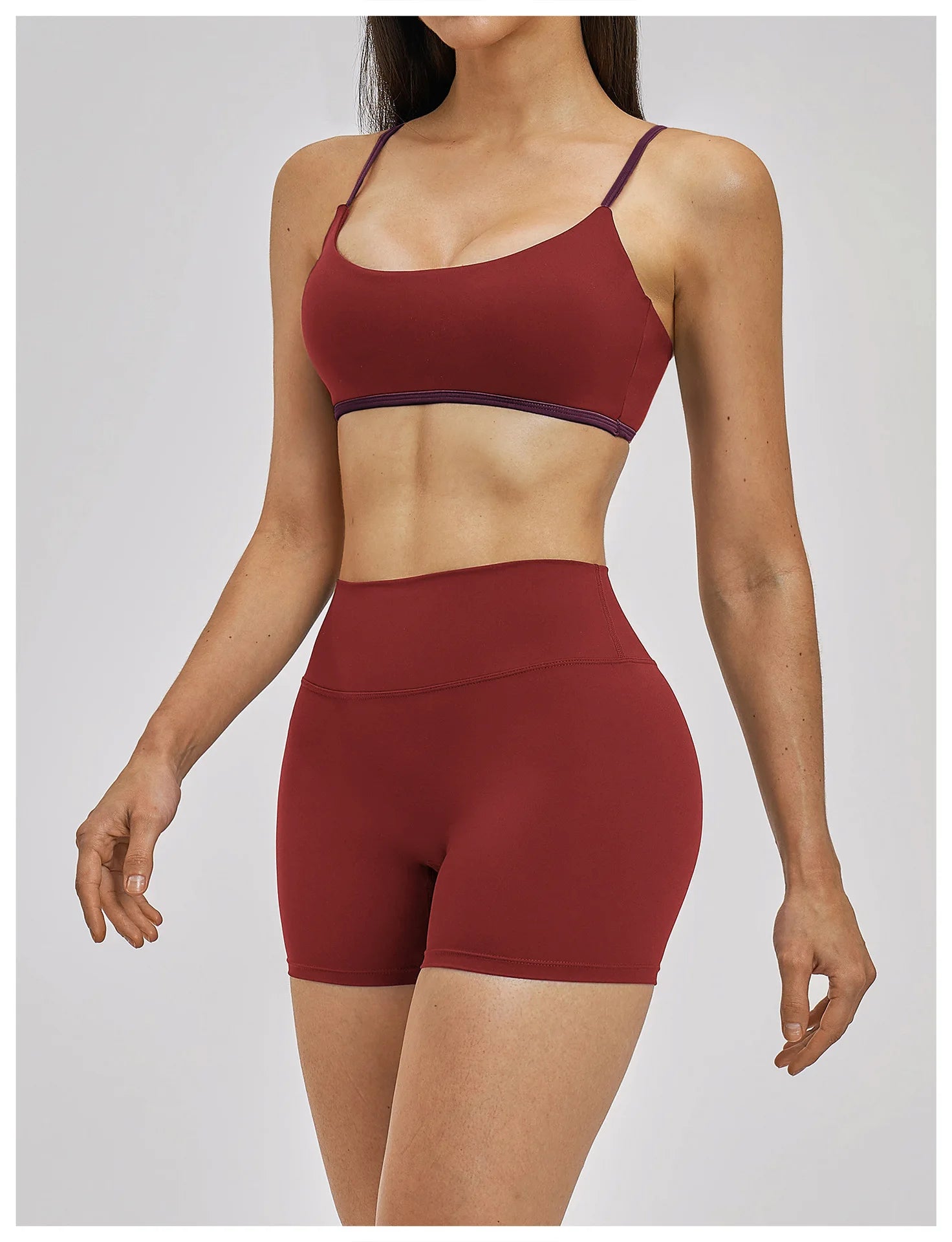 Aura Sculpt Push-Up Sports Bra | Two Tone