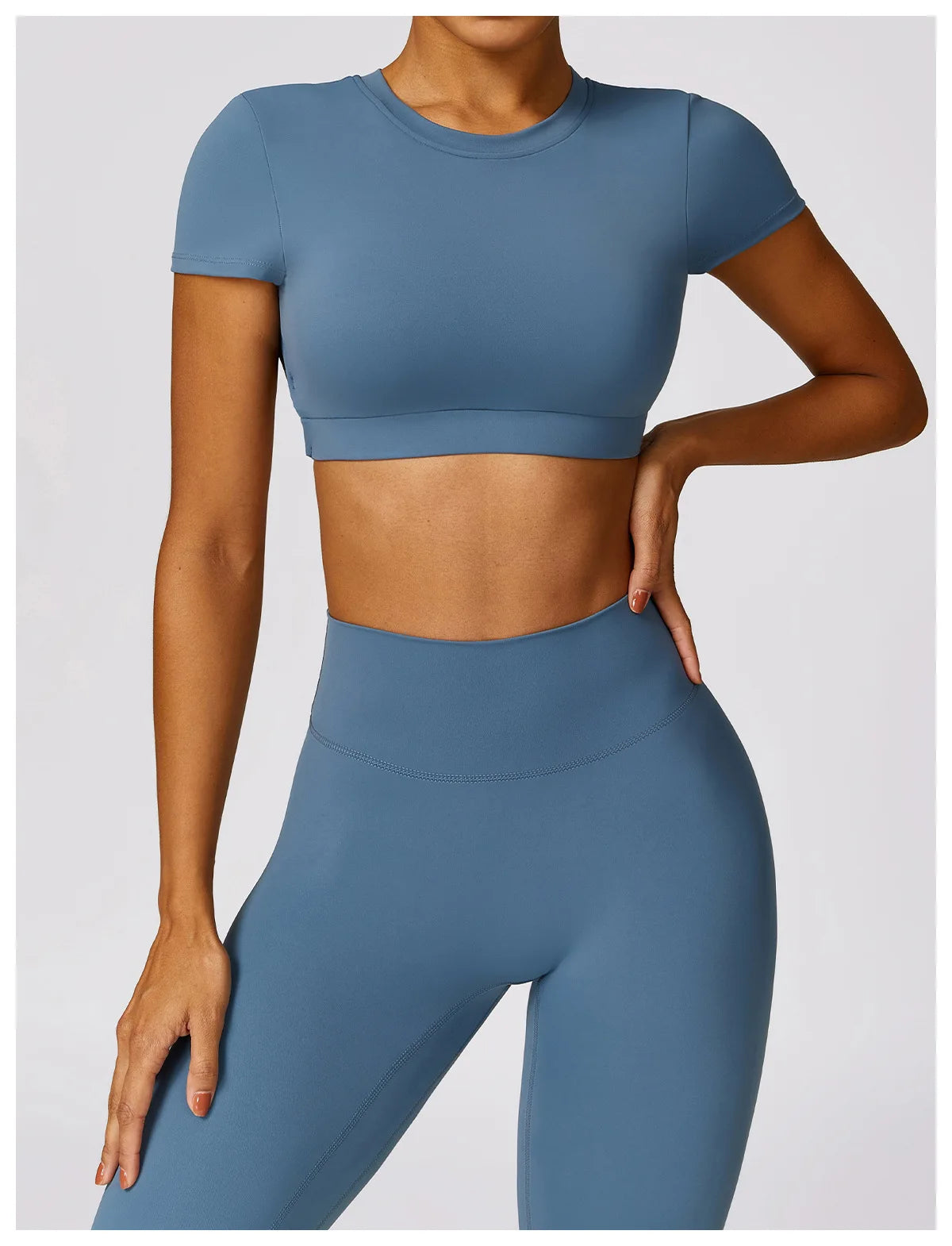 Breathable Backless Crop Top