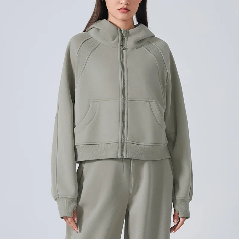 Fleece Zip-Up Hoodie