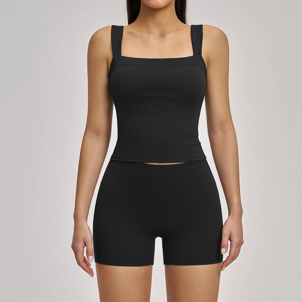 Nova Sculpt Set | Tank Top & Scrunch Shorts