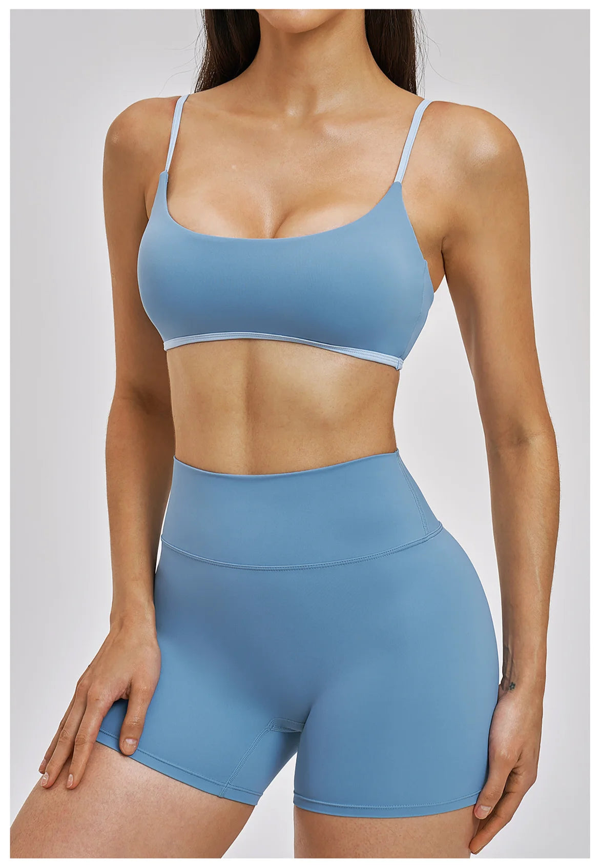 Aura Sculpt Push-Up Sports Bra | Two Tone