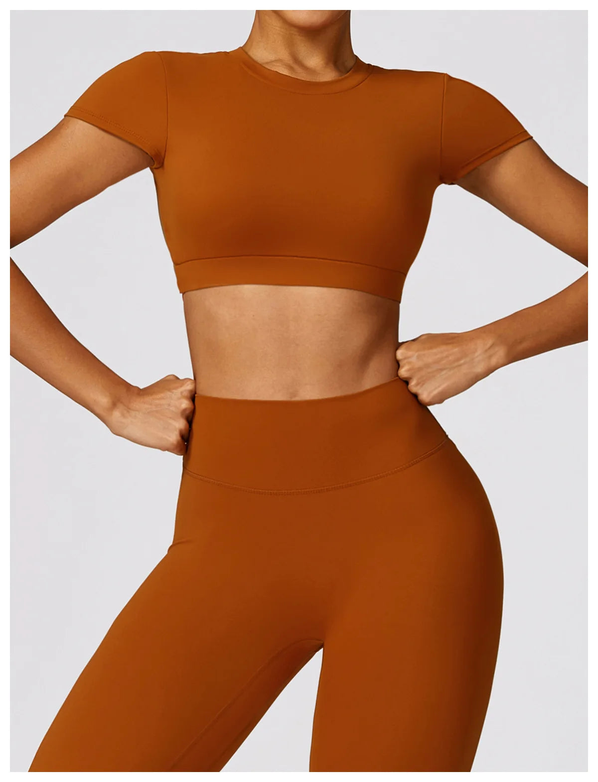 Breathable Backless Crop Top