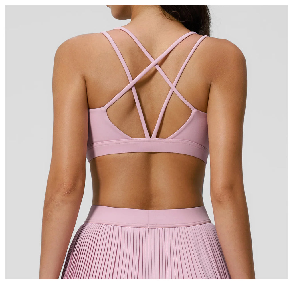 SculptFit Cross Back Sports Bra