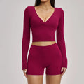 Nova Sculpt Set | Long Sleeve Top & Shorts