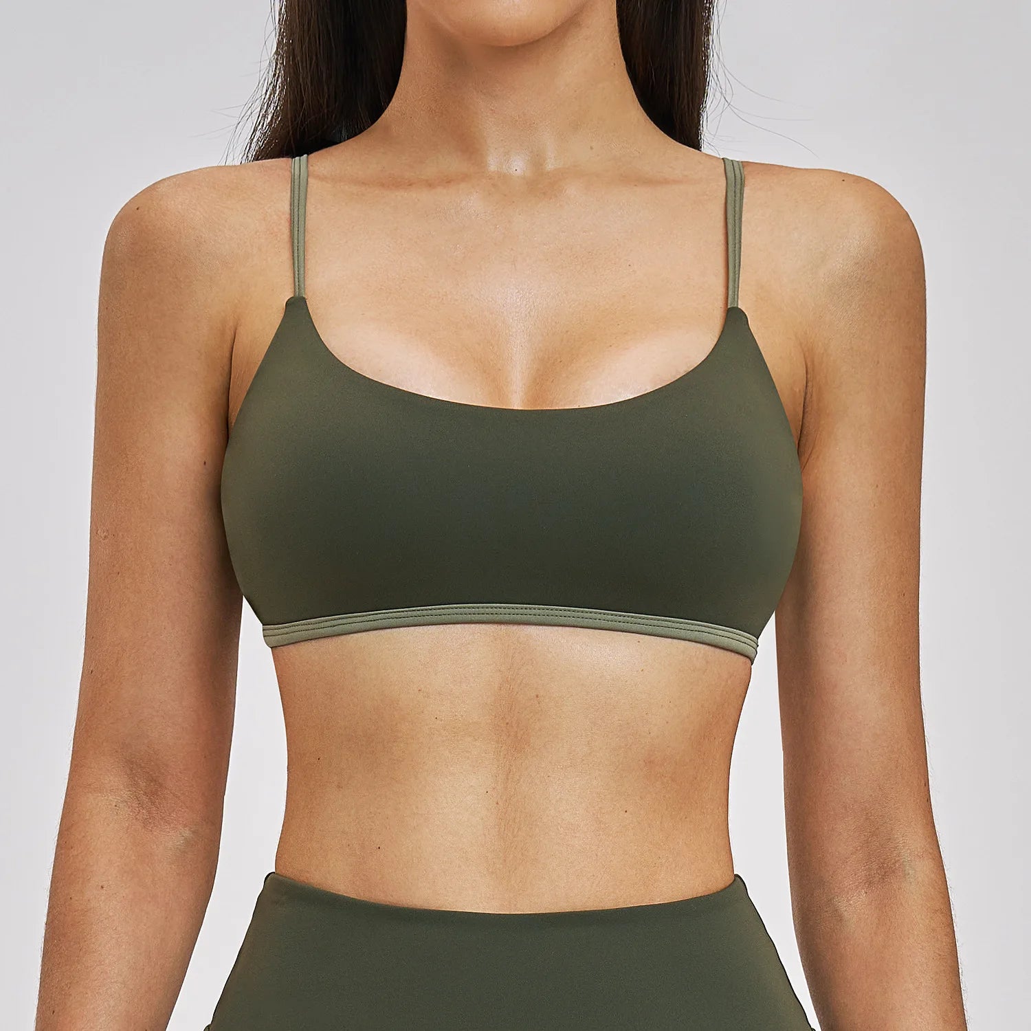 Aura Sculpt Push-Up Sports Bra | Two Tone