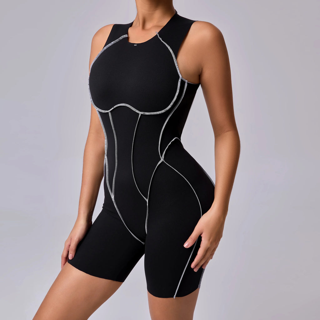 Sleeveless Sculpting Jumpsuit