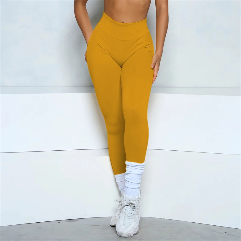 Seamless High Waist Booty-Lifting Leggings
