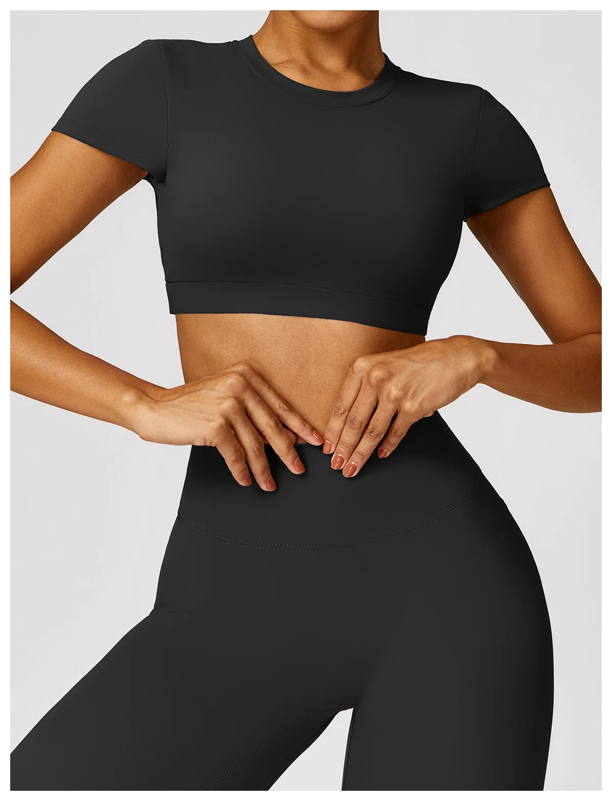Breathable Backless Crop Top
