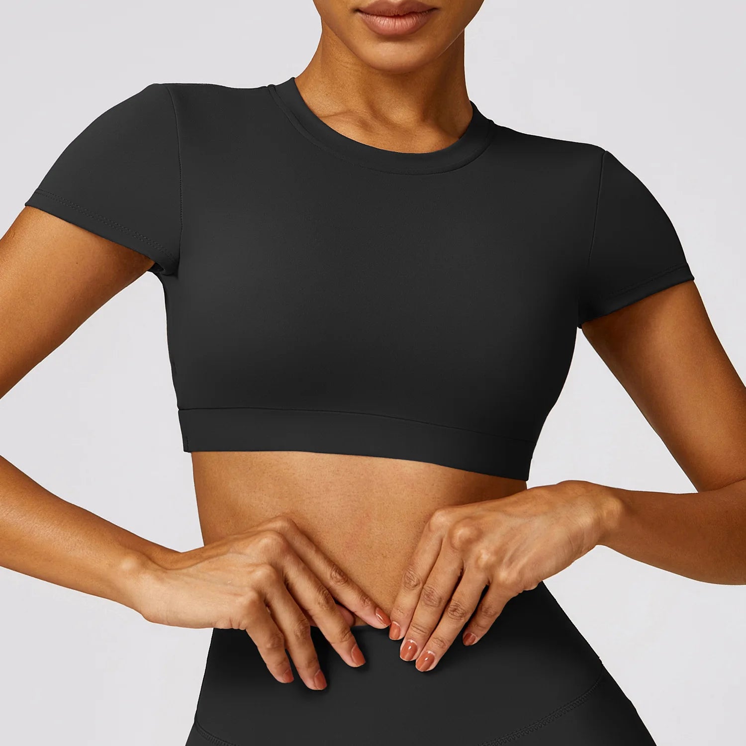 Breathable Backless Crop Top