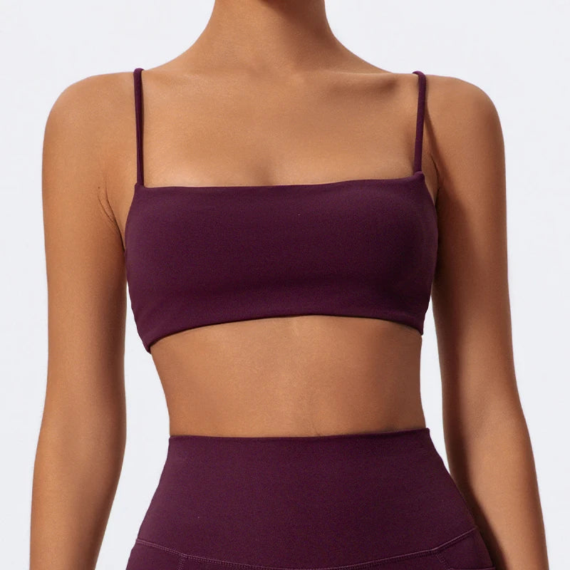 Cut Out Bandeau Sports Bra