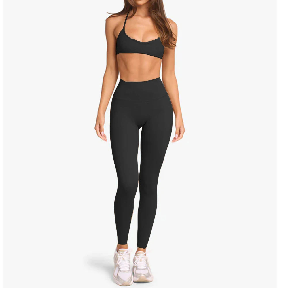 Serenity Set – 2-piece Halter Bra & Leggings Activewear Set