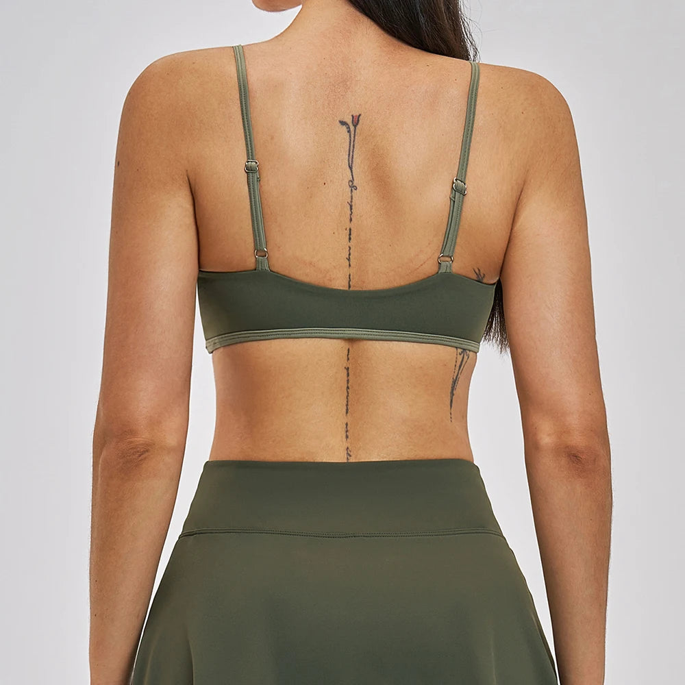 Aura Sculpt Push-Up Sports Bra | Two Tone