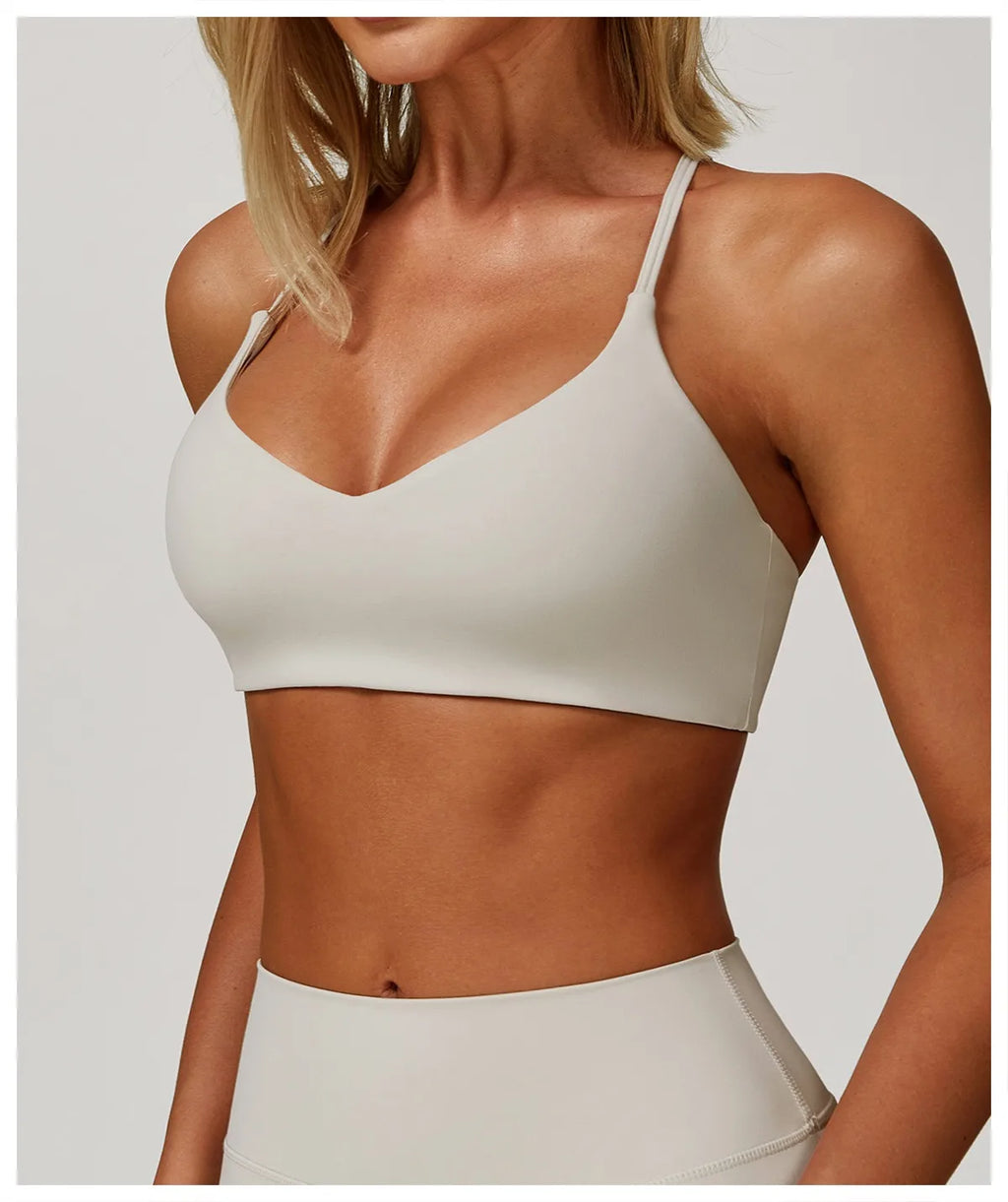 Seamless Racerback Sports Bra