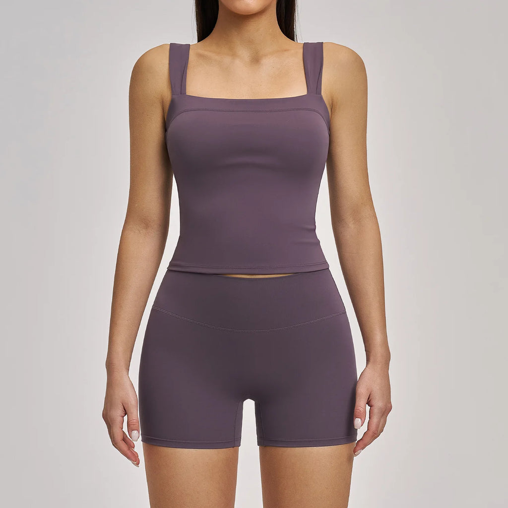 Nova Sculpt Set | Tank Top & Scrunch Shorts