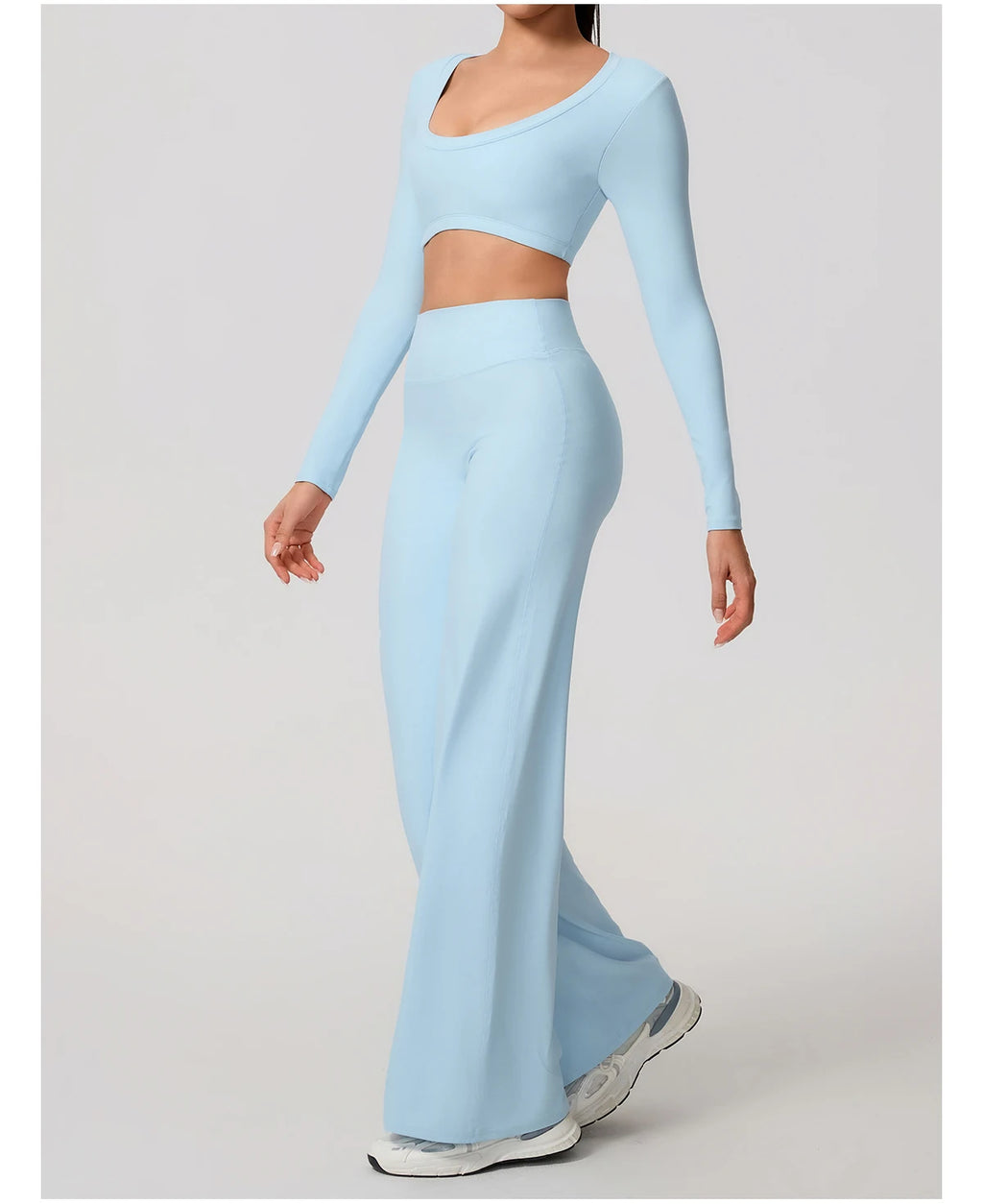 Naked Feeling Long Sleeve Backless Top
