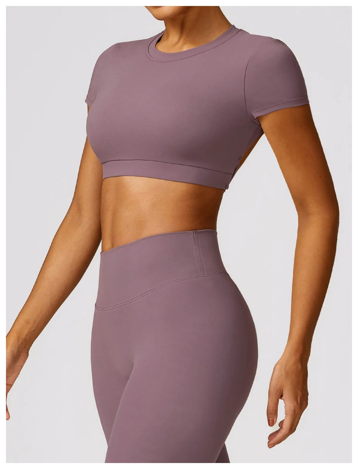 Breathable Backless Crop Top