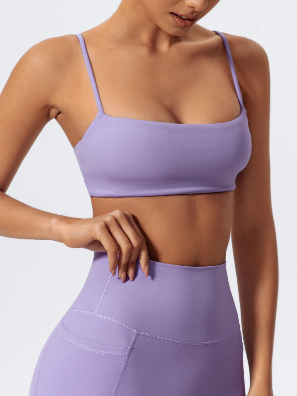 Cut Out Bandeau Sports Bra