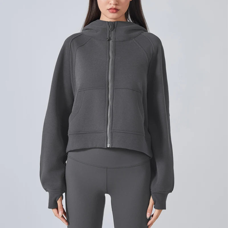 Fleece Zip-Up Hoodie