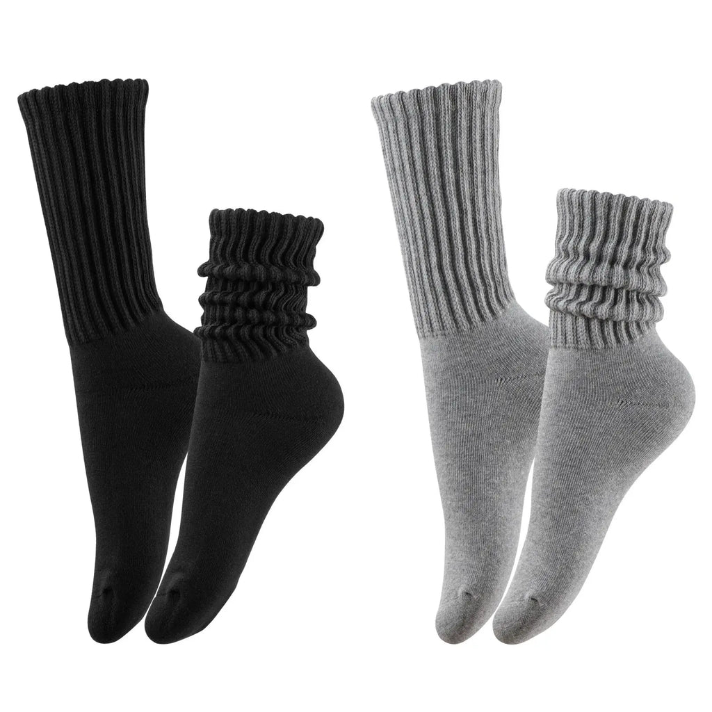Ribbed Scrunch Socks