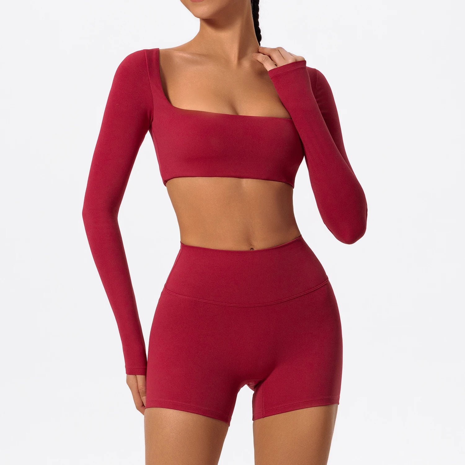 Cherry Crush Long Sleeve Sports Set