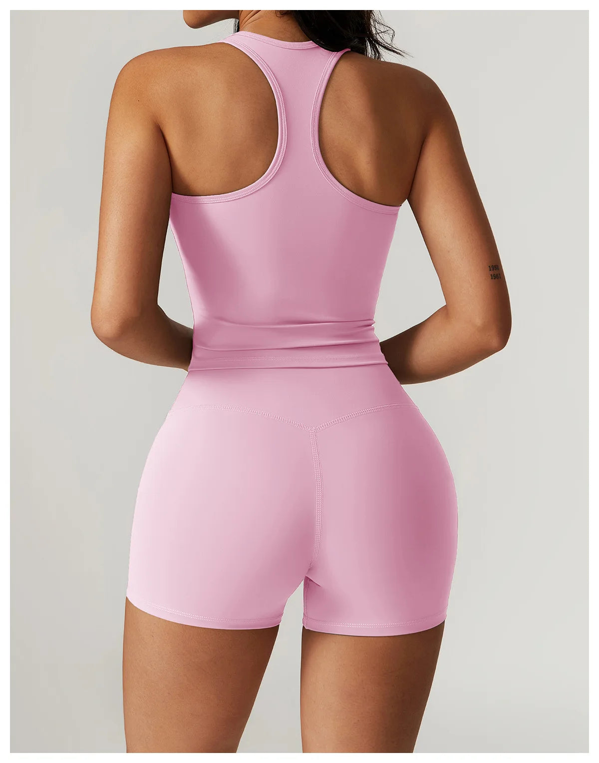 Square Neck Stretch Fit Sports Tank