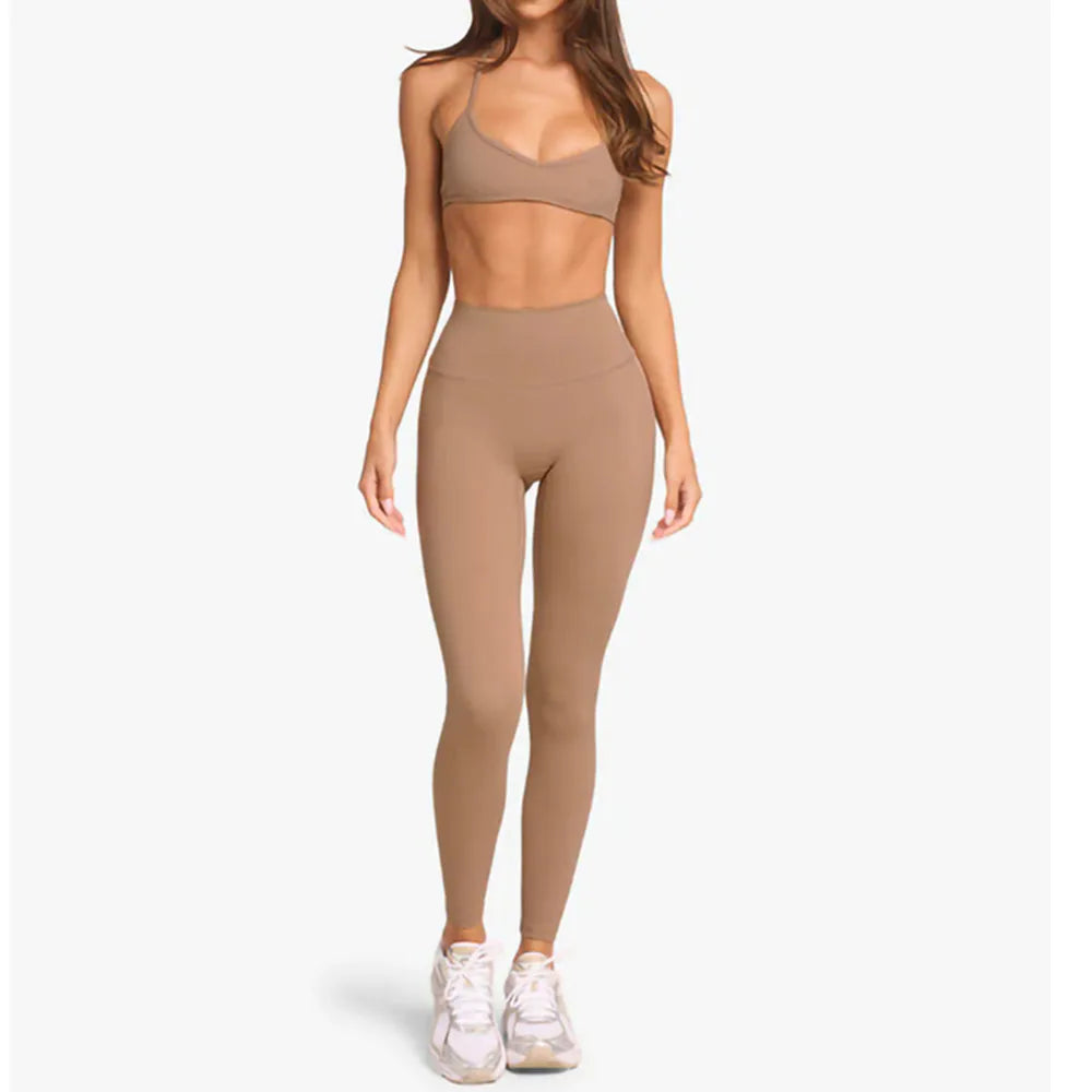 Serenity Set – 2-piece Halter Bra & Leggings Activewear Set