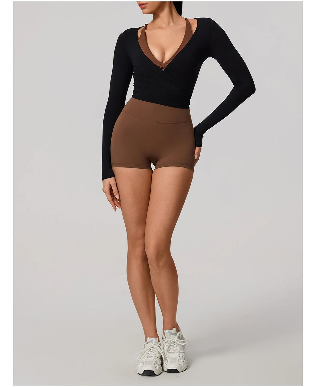 Long Sleeve Ballet Wrap Top