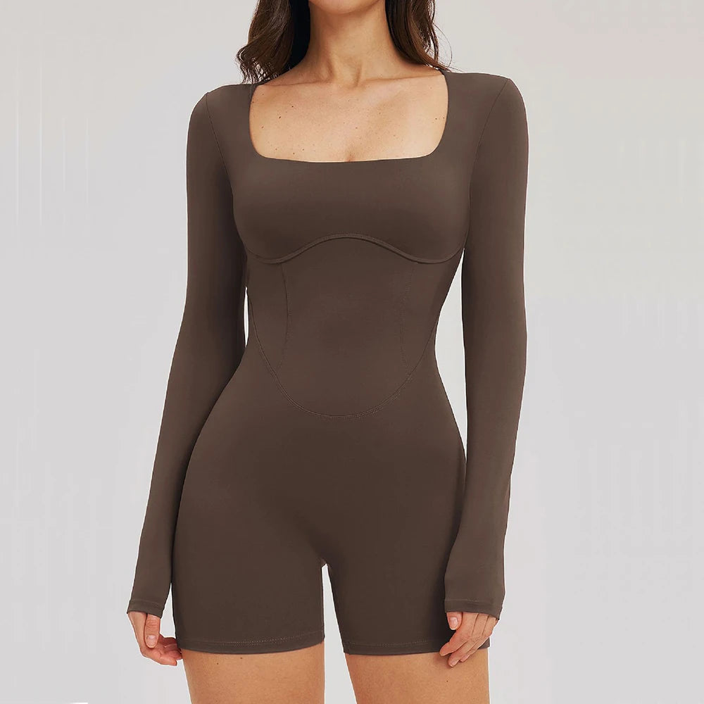 SculptFit Open Back Jumpsuit
