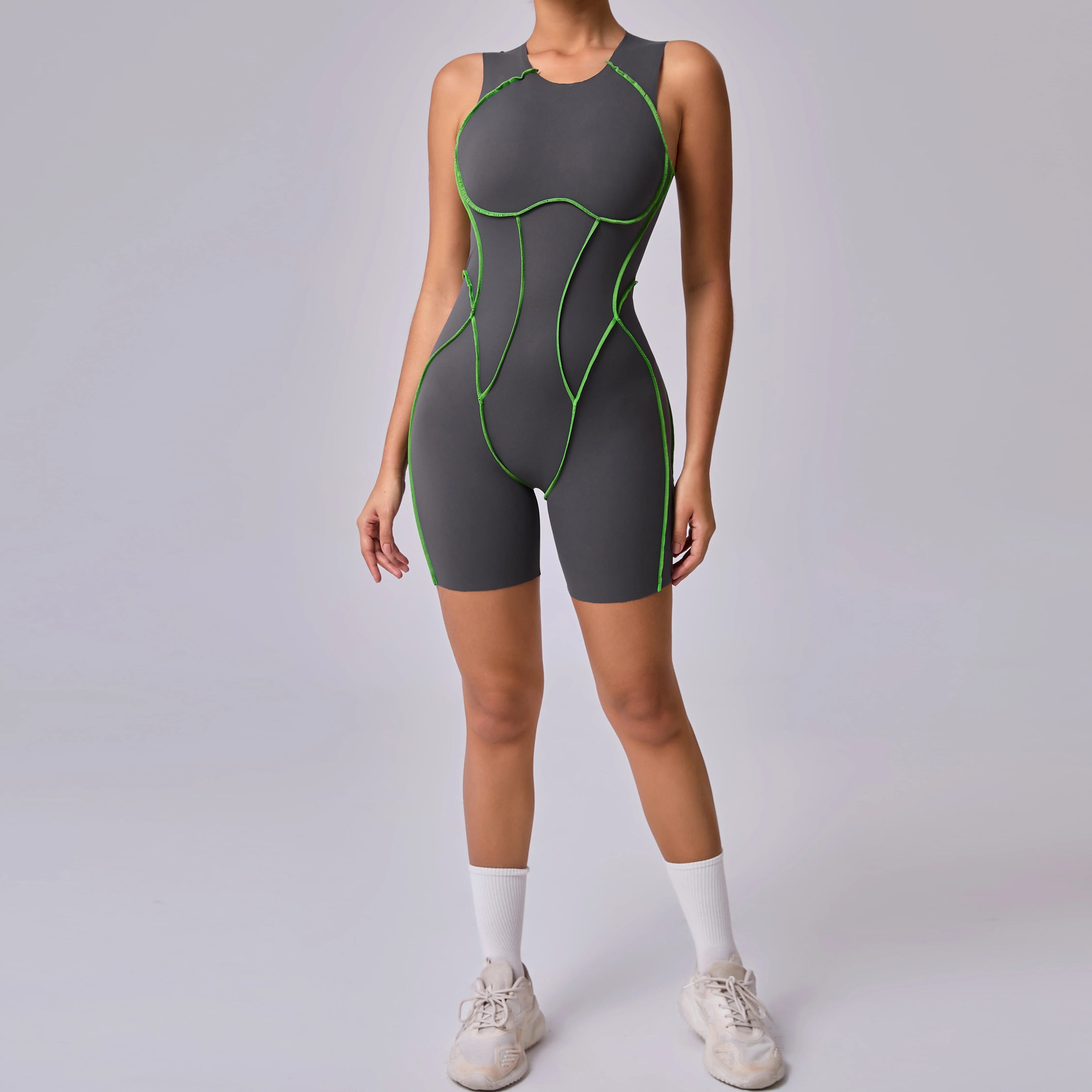 Sleeveless Sculpting Jumpsuit