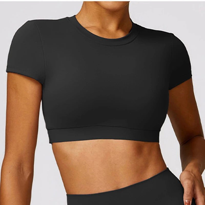 Breathable Backless Crop Top