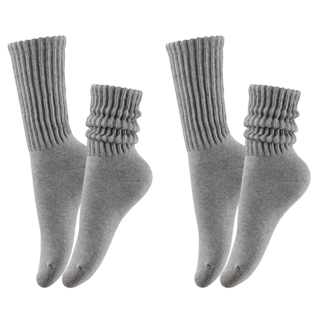 Ribbed Scrunch Socks
