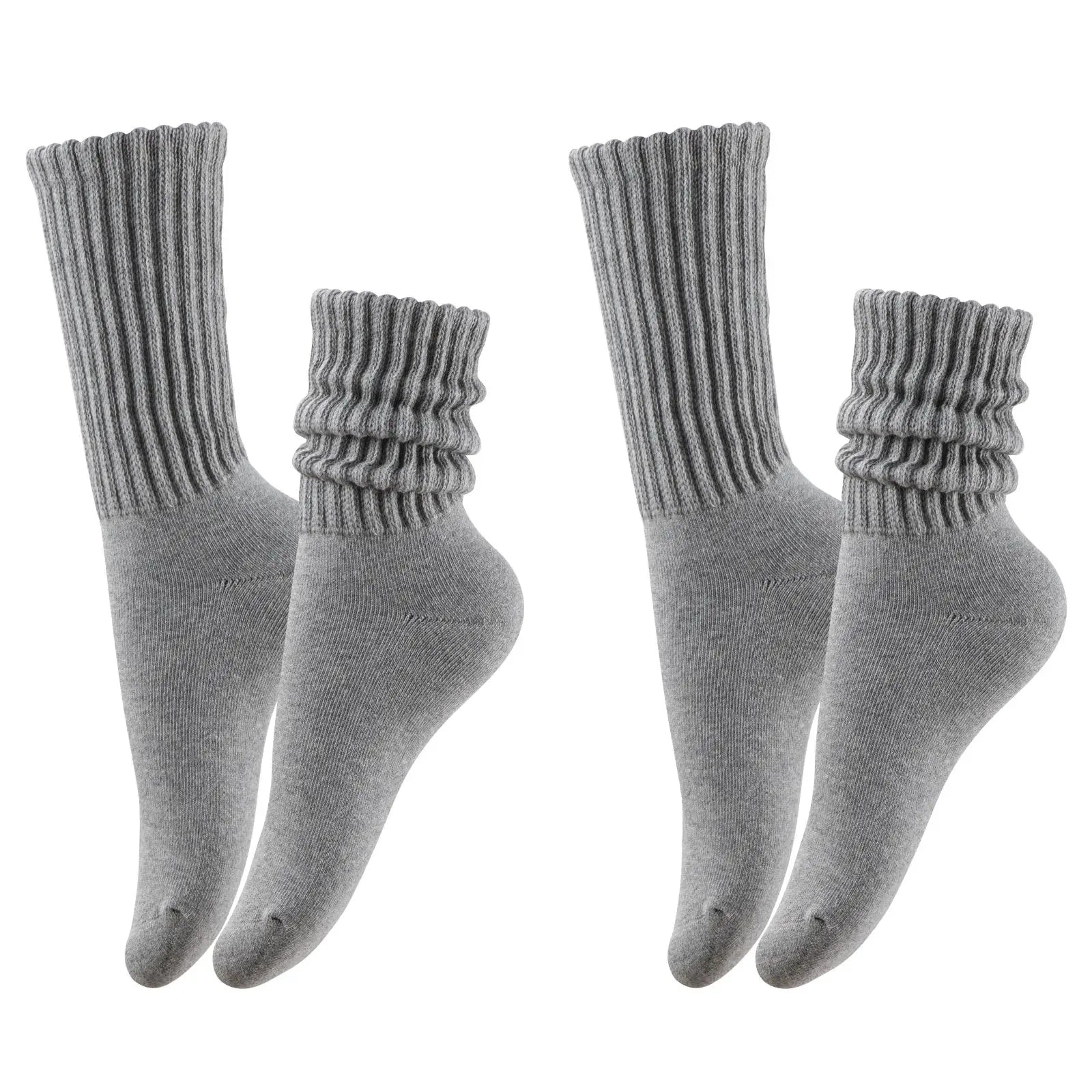 Ribbed Scrunch Socks