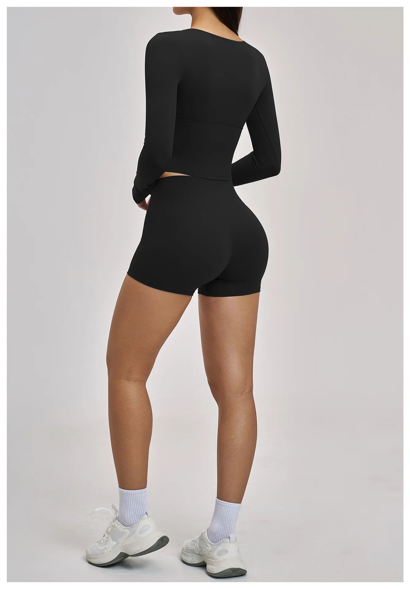 Nova Sculpt Set | Long Sleeve Top & Shorts
